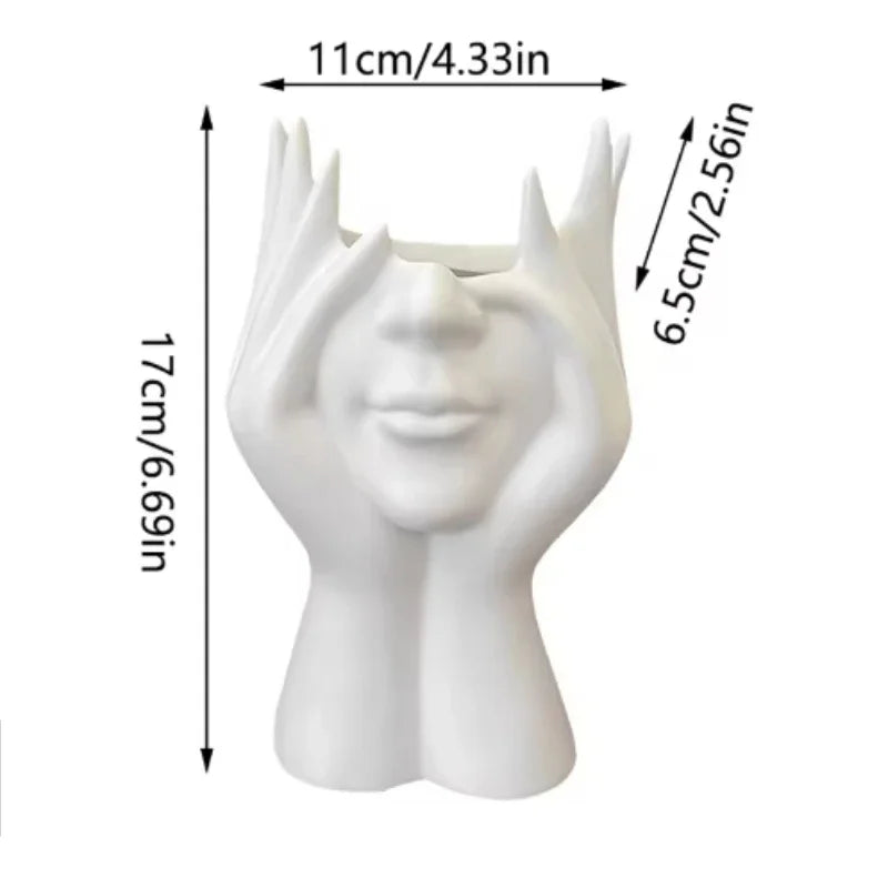 A Face Of A Million Thoughts Makeup Brush Holder.