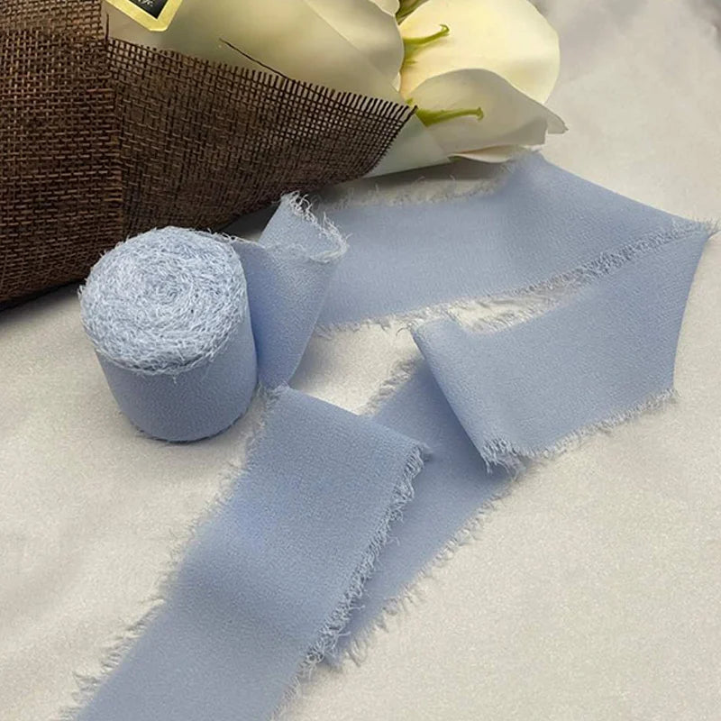 Cinta de encaje Cinta de gasa Cinta de seda Flores