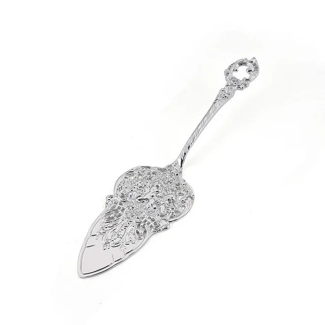 Cake Knife And Server Set,2 PCS Gold Cake Cutting Utensils Made By KONCO.