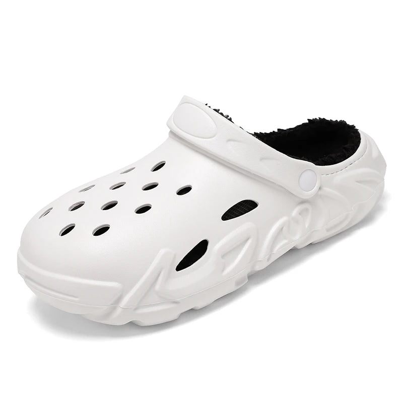 Winterliche Plüsch-Hausschuhe aus Fell – Warme, flauschige Hausschuhe