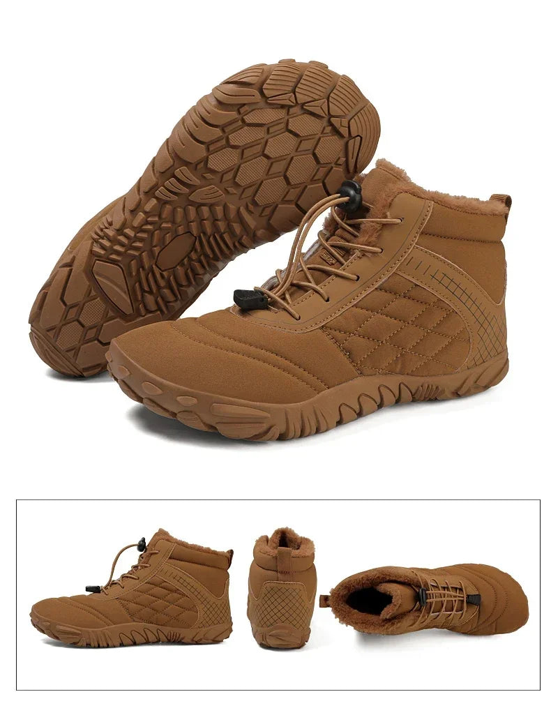 Nuovissimi stivali invernali da uomo o da donna, scarpe da neve antiscivolo da esterno a piedi nudi