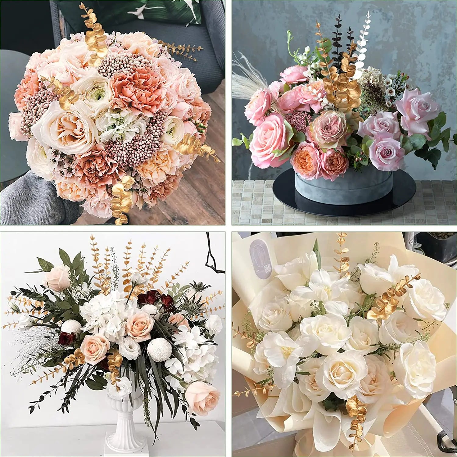 Pianta finta di eucalipto artificiale Silver Dollar Greenery.