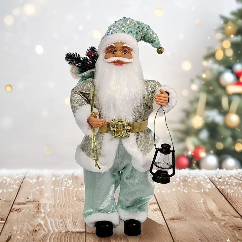Santa Claus figurine, perfect Christmas gift, fantasy design, exquisite details.