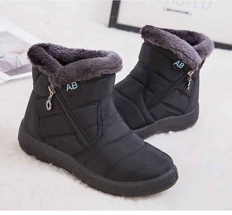 Women's Boots Women's Ankle Boots With Fur Winter