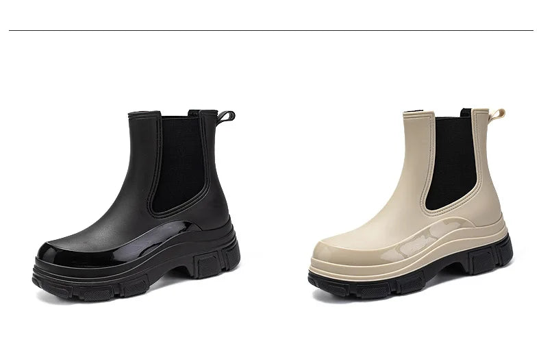 2025 Nuove scarpe da pioggia in gomma antiscivolo impermeabili da giardino per esterni