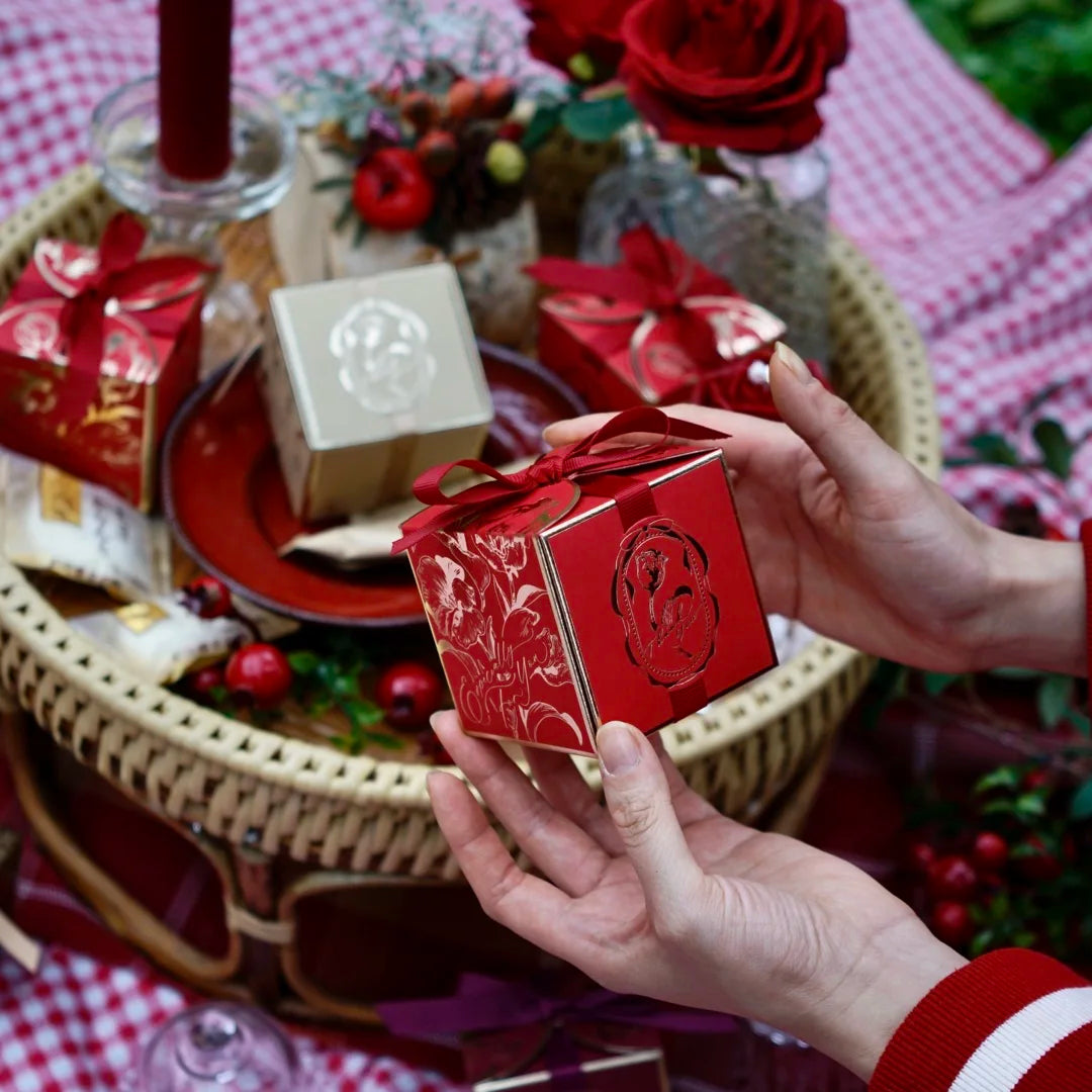 Tulips Flower Candy Box Gift Cardboard Boxes.