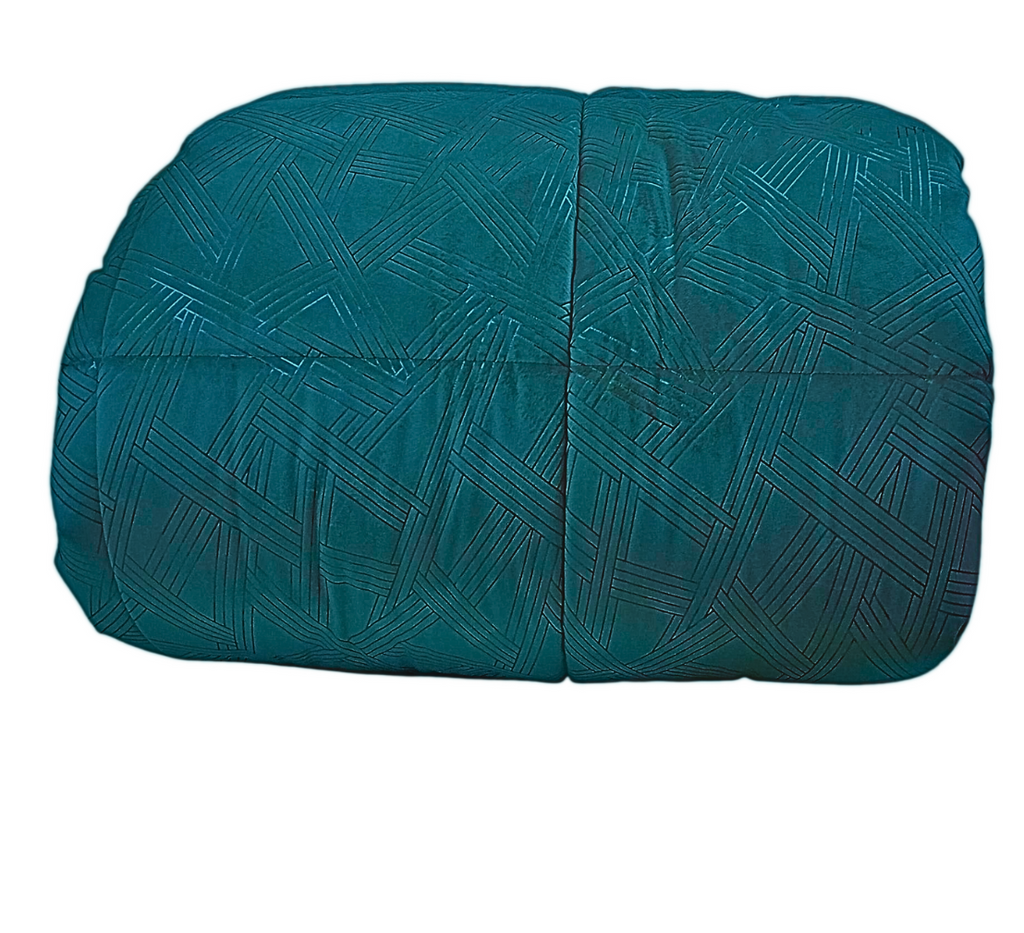 Trapunta Vanessa in velluto glitter – 350 g/m² – Made in Italy