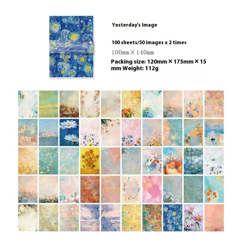 Materiale cartaceo Retro Sfondo artistico per qualsiasi quaderno