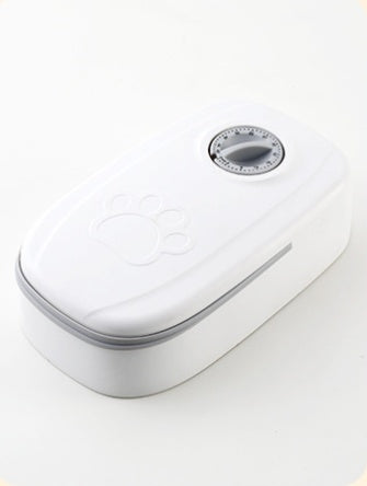 Automatic Pet Feeder with Smart Gravity Dispenser - Stainless Steel Bowl