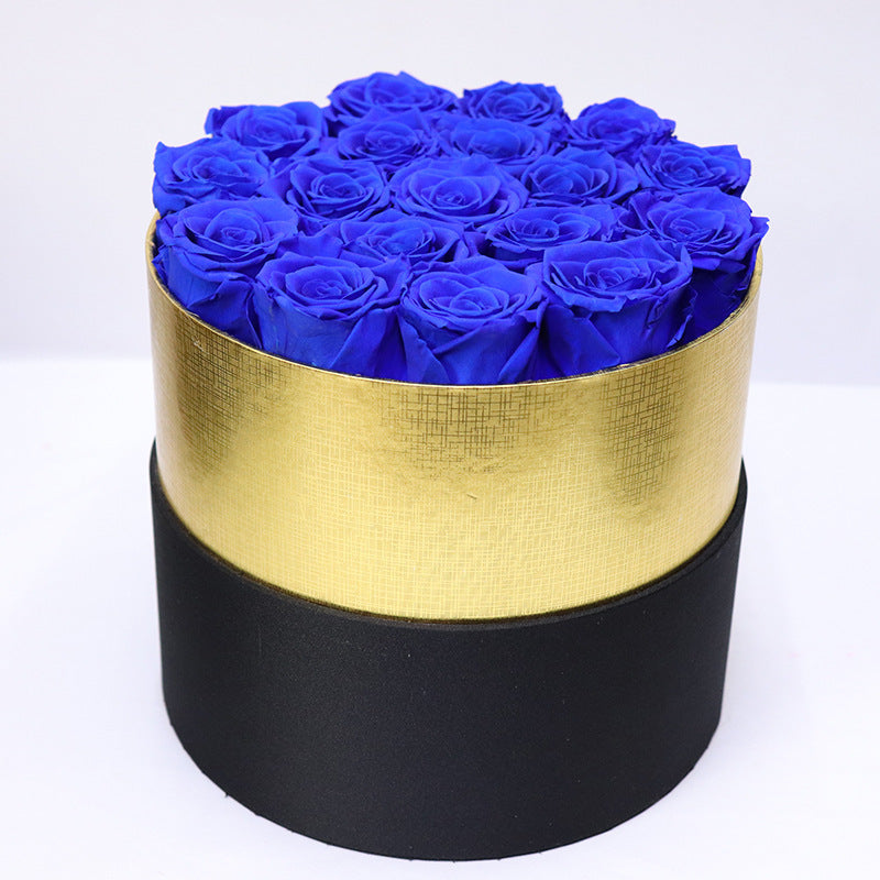 Exquisite roses in beautiful gift box assorted colors.