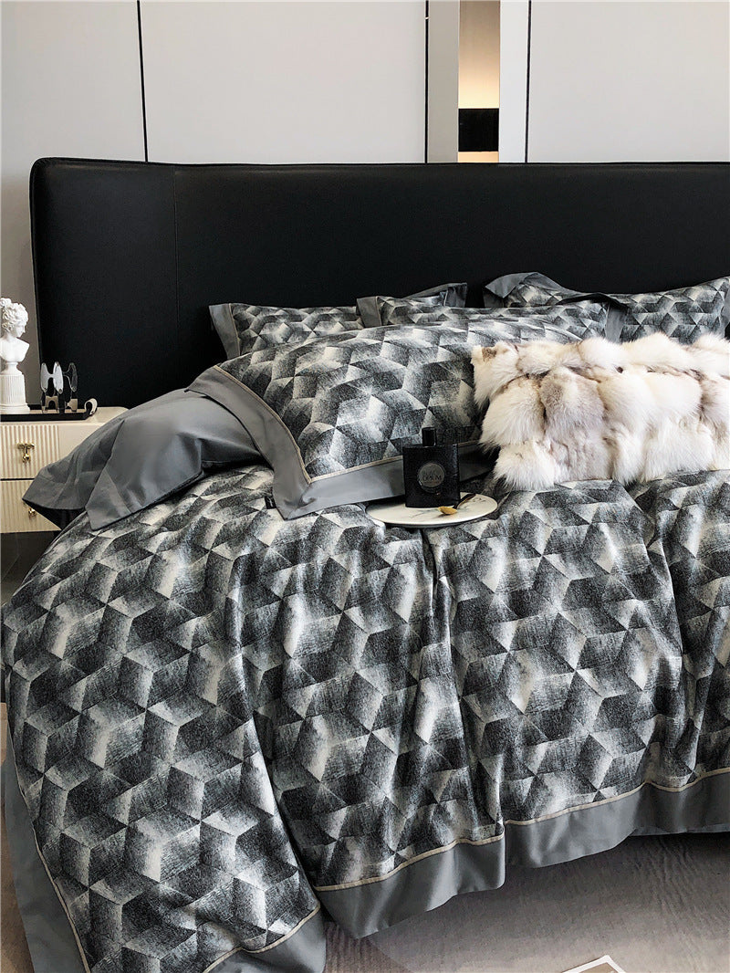 Four-piece Bedding Set Cotton Long-staple.