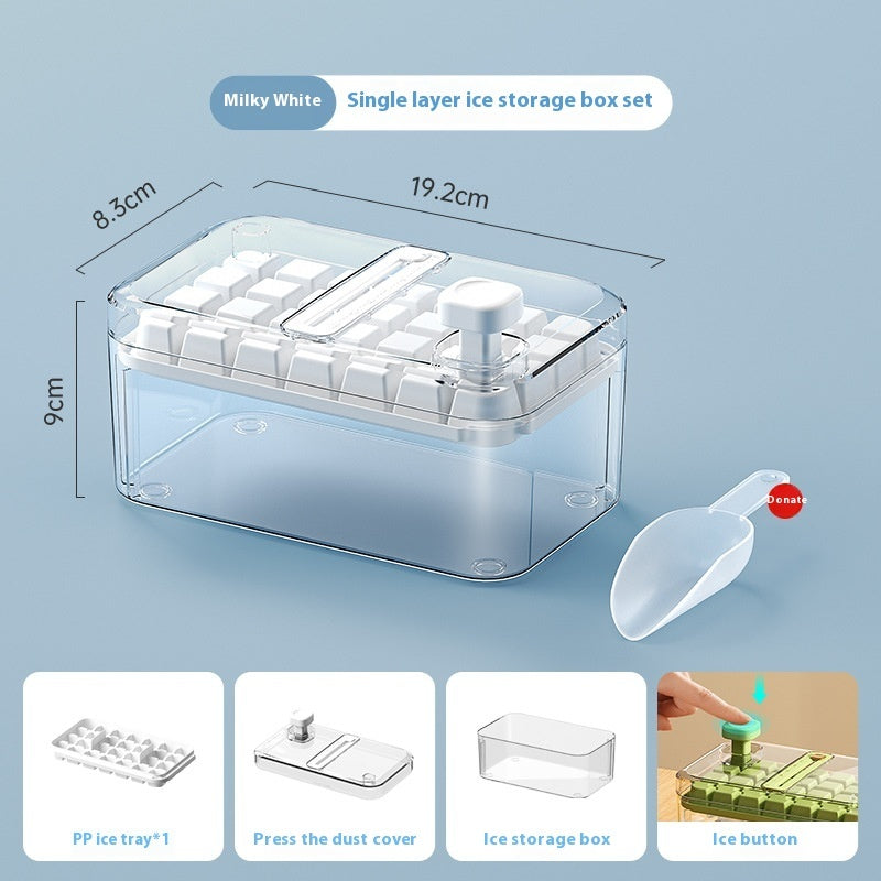 Ice Tray One-click Press Multi-function