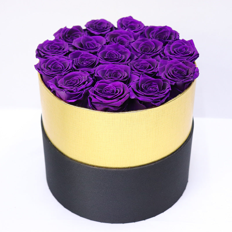 Exquisite roses in beautiful gift box assorted colors.
