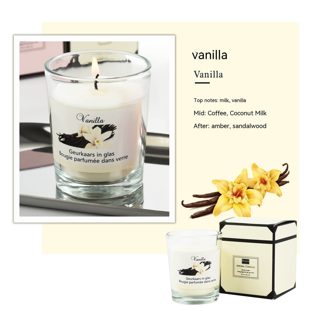 Candles Aromatherapy Glass Romantic Fragrance