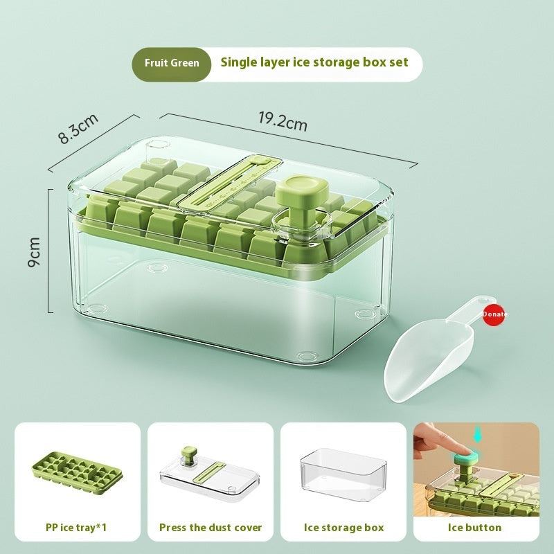 Ice Tray One-click Press Multi-function