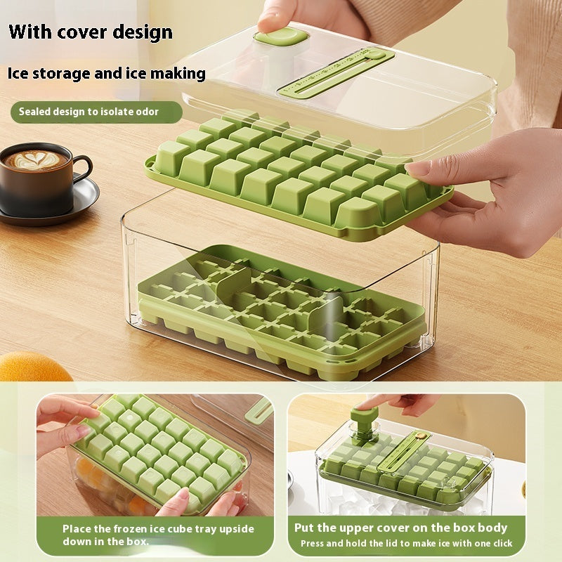 Ice Tray One-click Press Multi-function