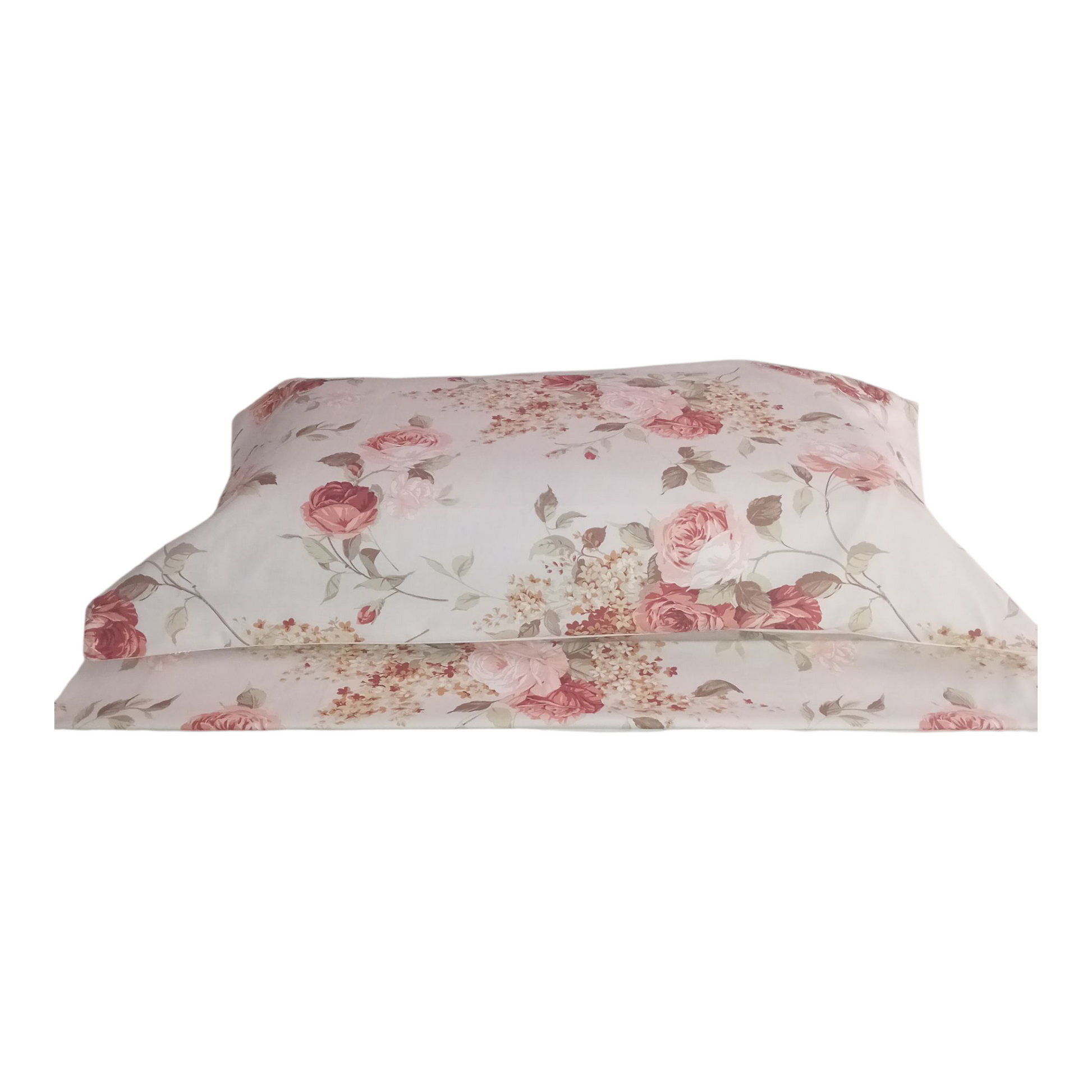 Completo Letto Matrimoniale Fantasia Cotone - Federe Volants LIBERTY 