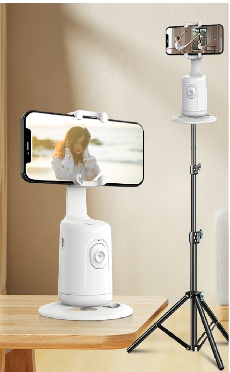 Treppiede per video con monitoraggio automatico del viso a 360° per smartphone