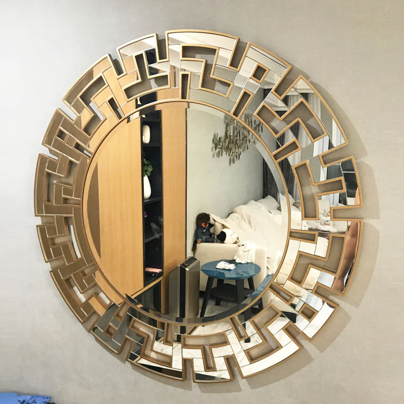 Specchio da pranzo creativo in stile europeo appeso lateralmente