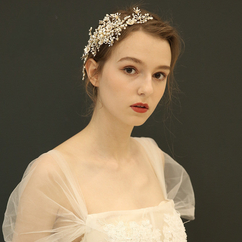 Fermaglio laterale per capelli Carson fatto a mano per capelli da sposa