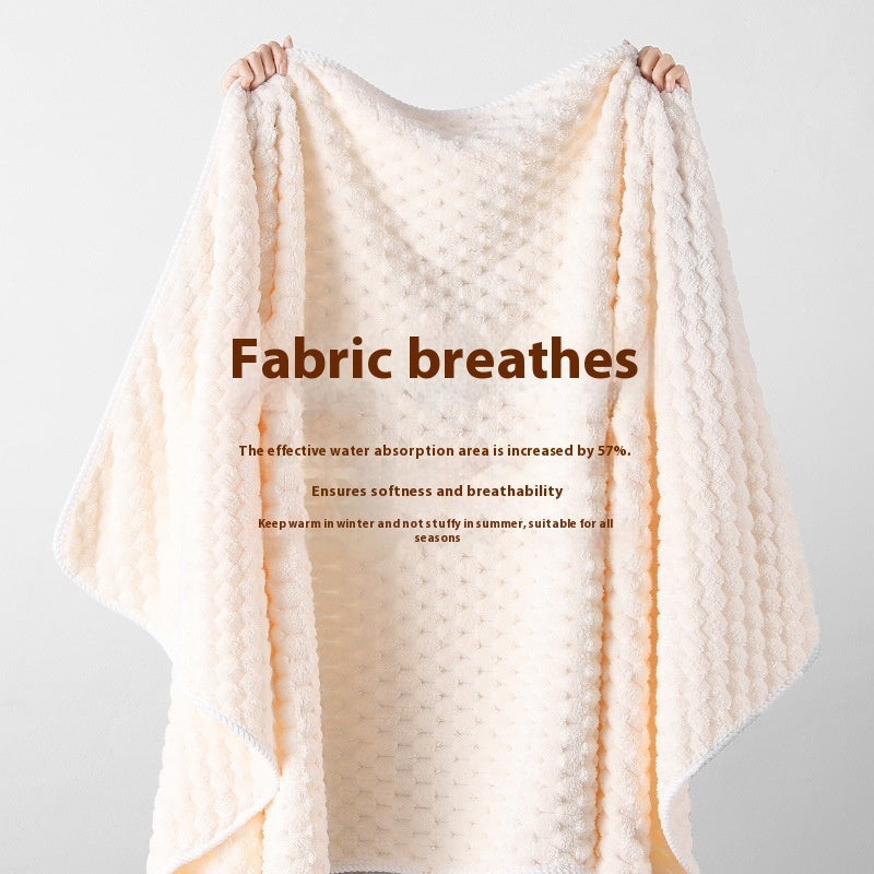 Asciugamano da bagno Dizzling Plus-size spesso in pile di corallo di classe A