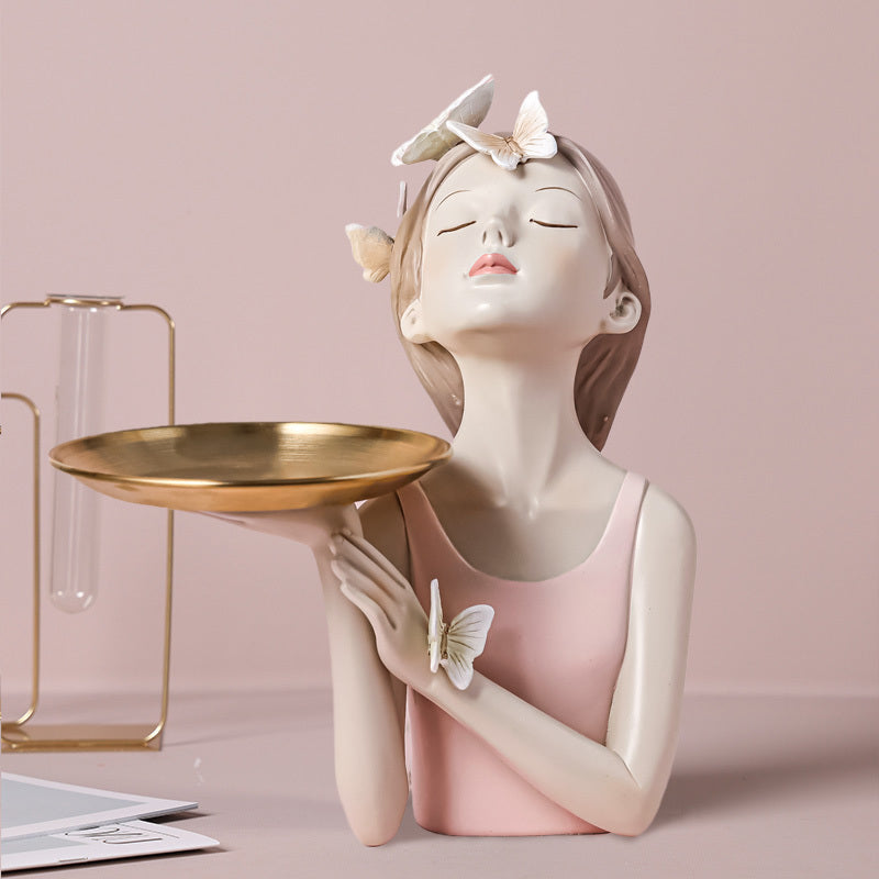 Bubble Girl Resin Ornaments Nordic Creative Home