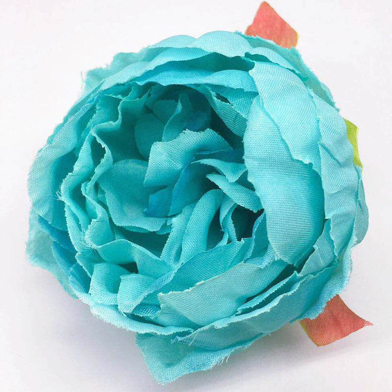 Flores artificiales de tela de seda floral