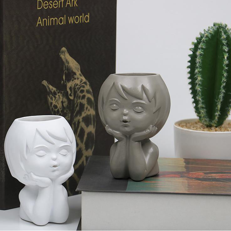 Vaso di fiori Lady in un modo semplicemente bello