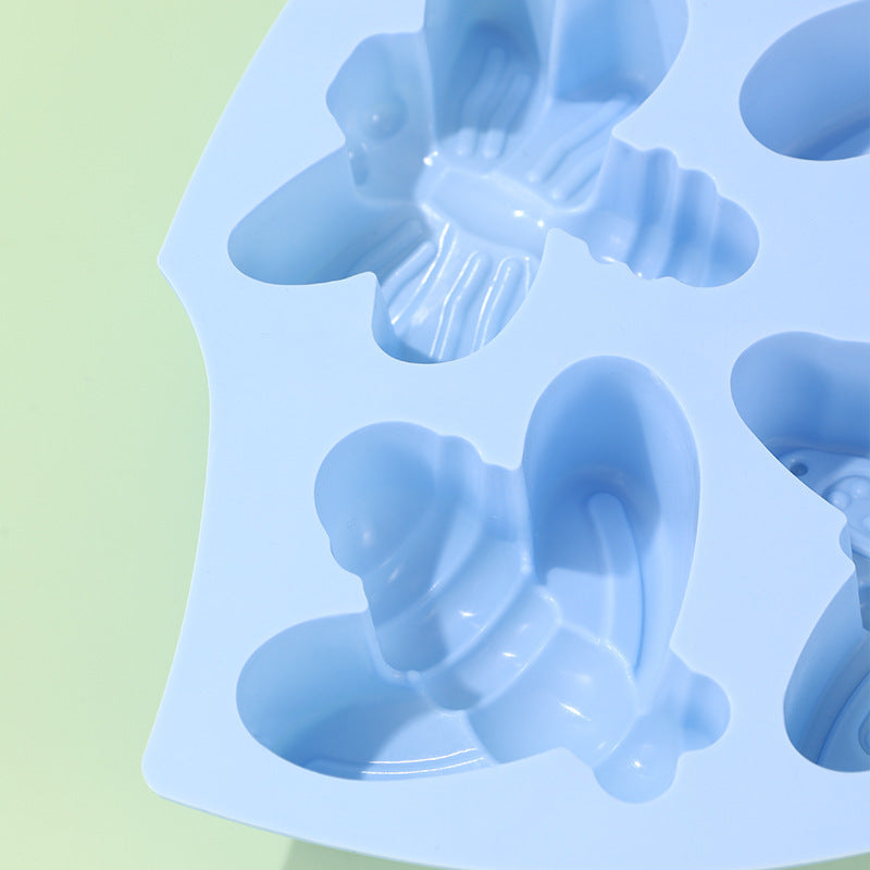 Silicone Cake Mold Porous Insect Butterfly Easter Chocolate Mold DIY Baking Mold