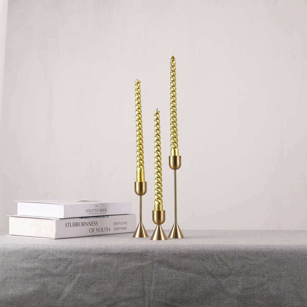 Copper Aluminum Metal Candle Holder for home or events