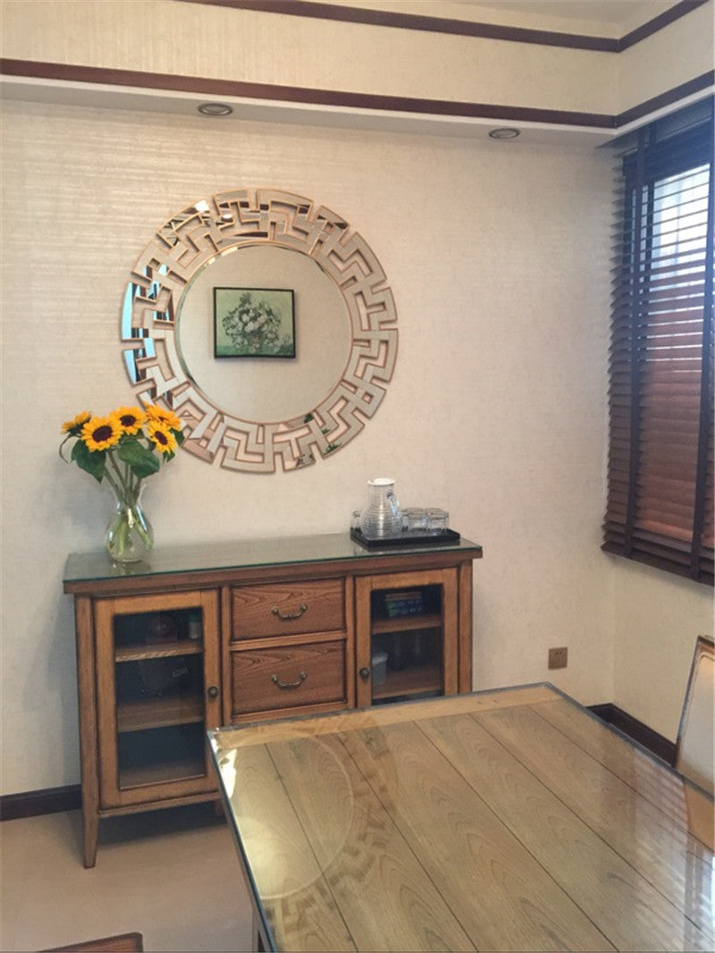 Specchio da pranzo creativo in stile europeo appeso lateralmente