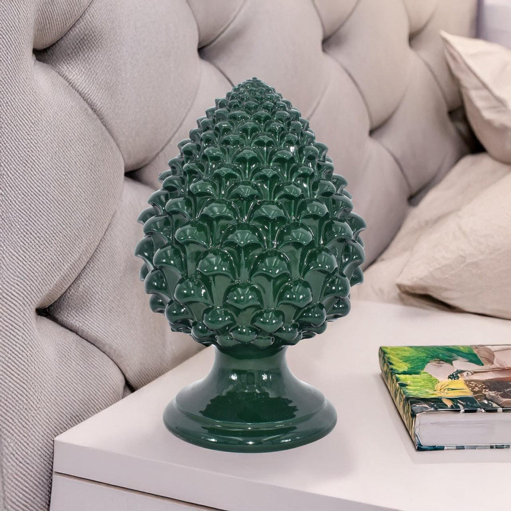 Pigna semilavorata altezza 15/35 Verde Antico