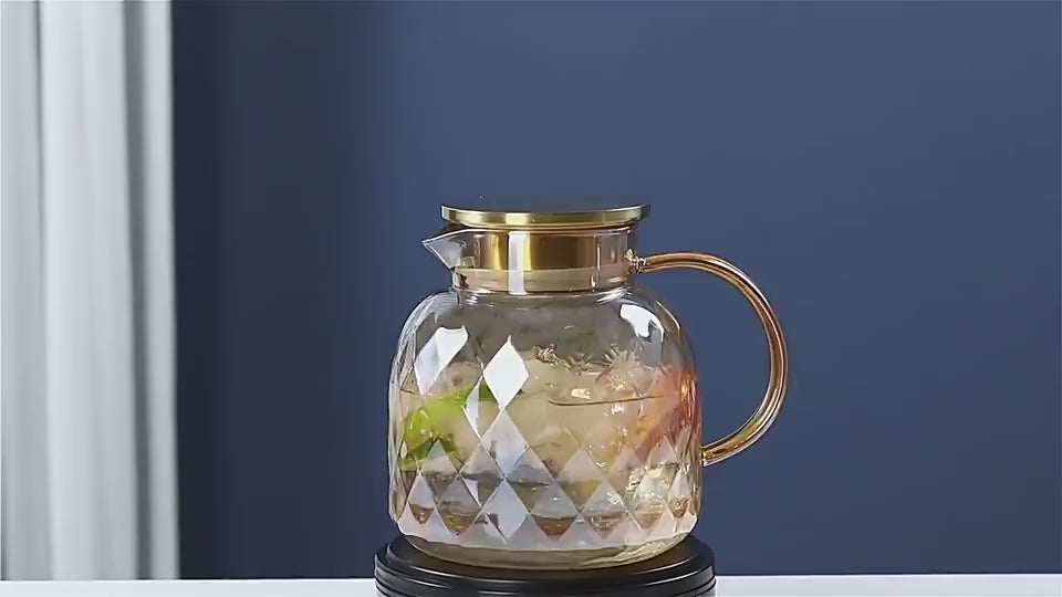 Vangaux Thickened Glass Cold Flask Small Fresh Cha