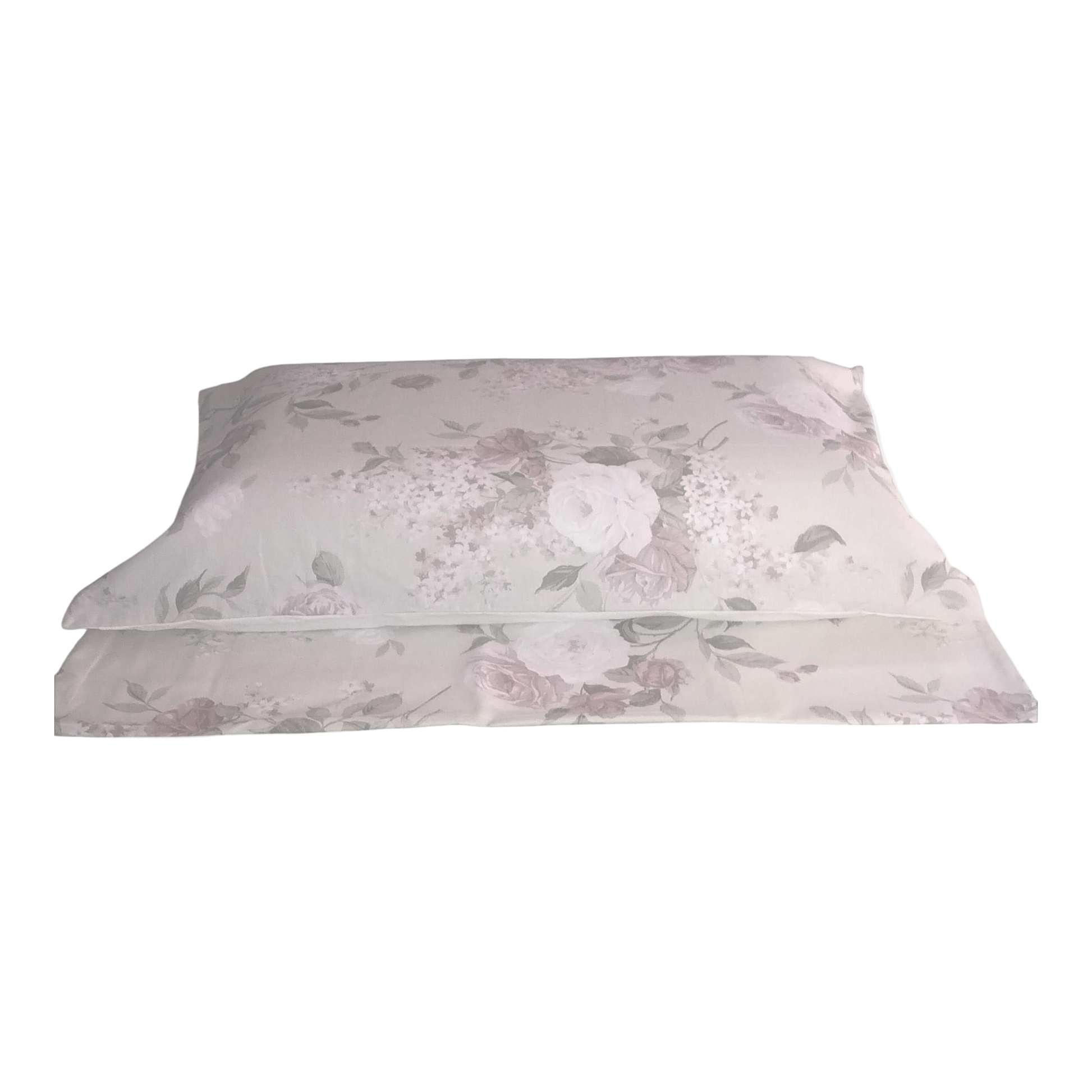 Completo Letto Matrimoniale Fantasia Cotone - Federe Volants LIBERTY 